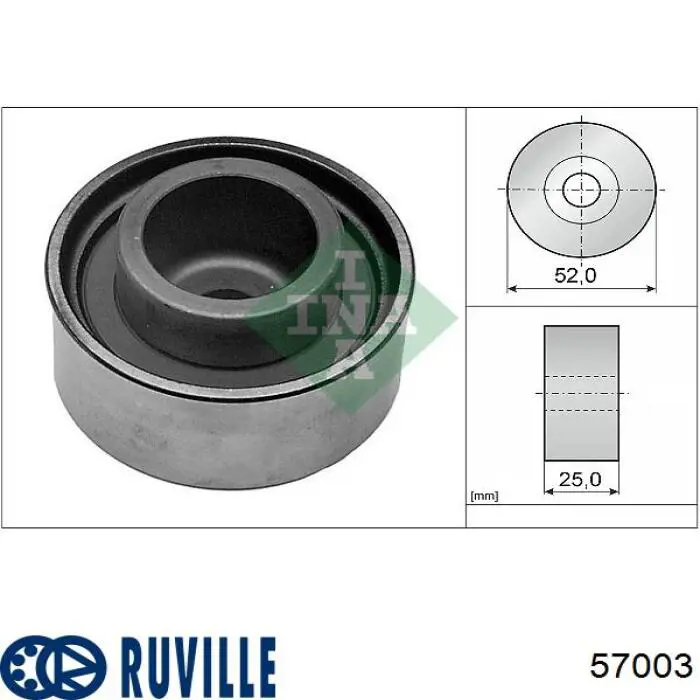 57003 Ruville Паразитный ведущий ролик