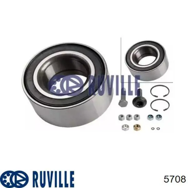 Купить 5708 Ruville Подшипник передней ступицы