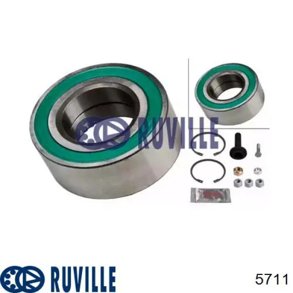 Подшипник ступицы передней/задней Ruville 5711
