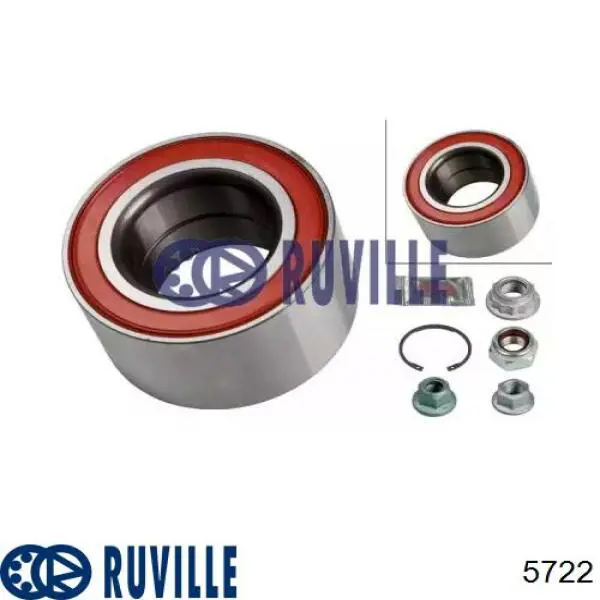 Подшипник ступицы 5722 Ruville
