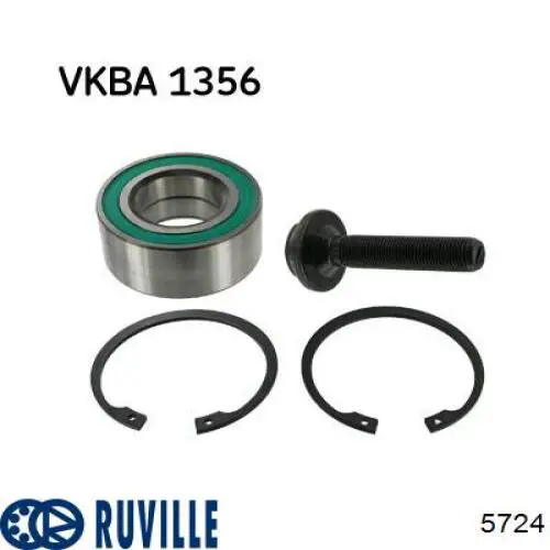 5724 Ruville Подшипник ступицы передней и задней