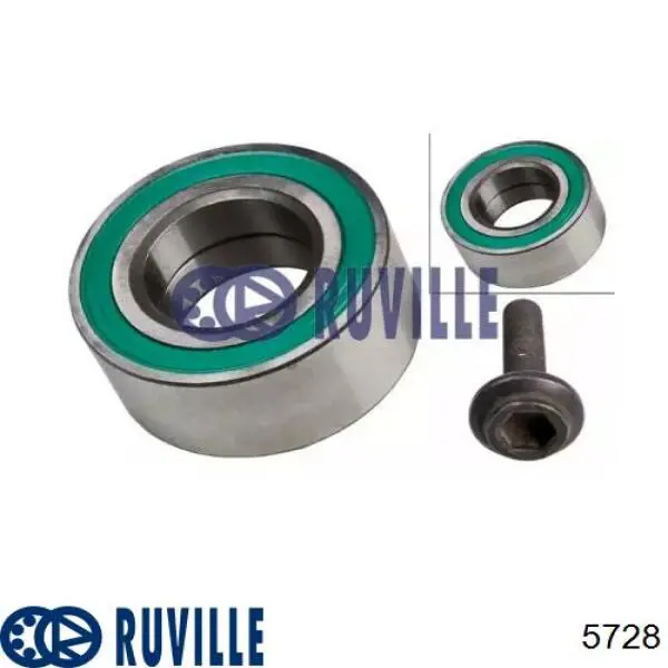 Подшипник задней ступицы 5728 Ruville