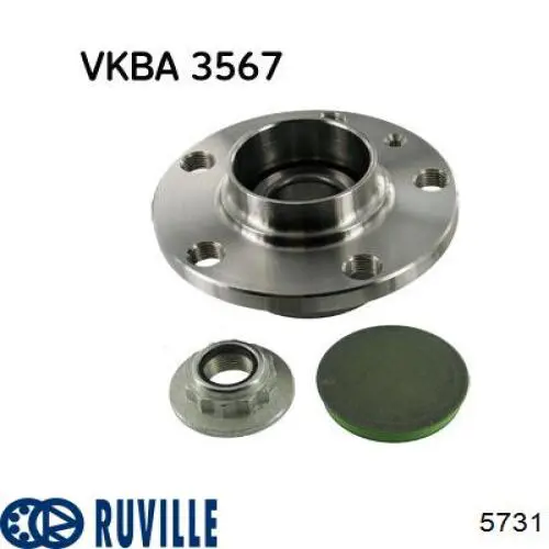 Задняя ступица 5731 Ruville