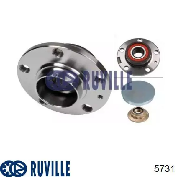 5731 Ruville Ступица задняя