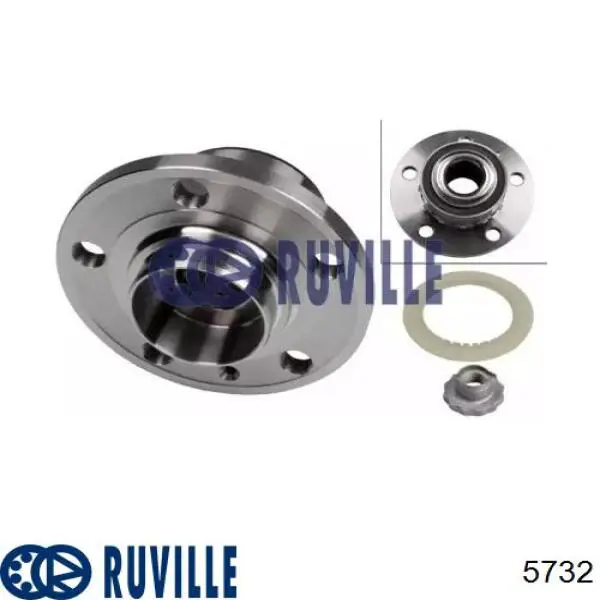 Ступица (передняя) Ruville 5732