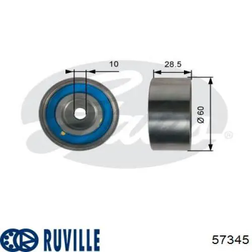 57345 Ruville Паразитный ведущий ролик