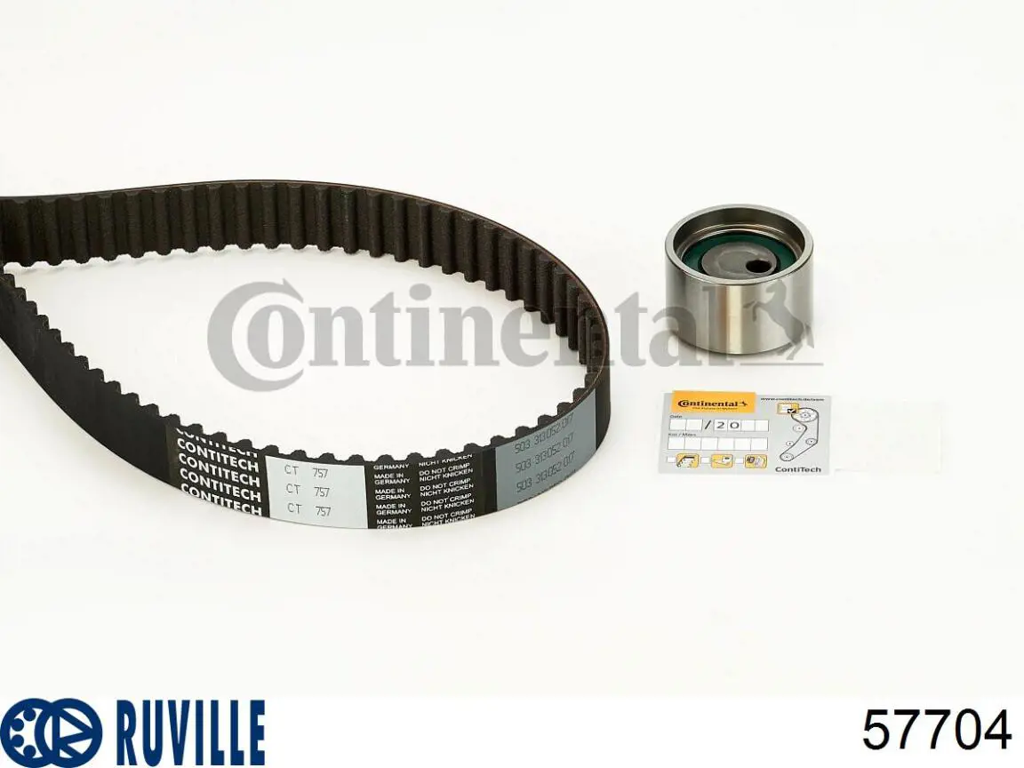 57704 Ruville Ролик натяжителя ремня ГРМ