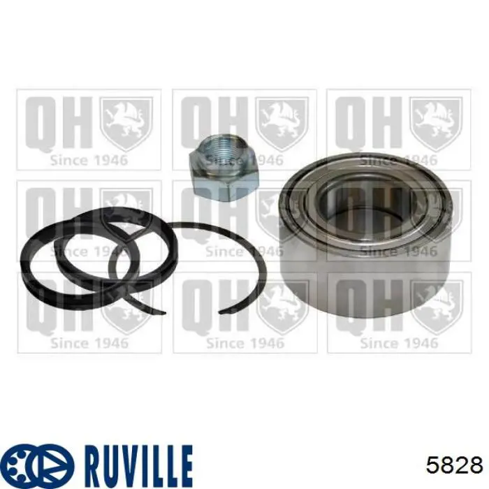 5828 Ruville Подшипник ступицы передней