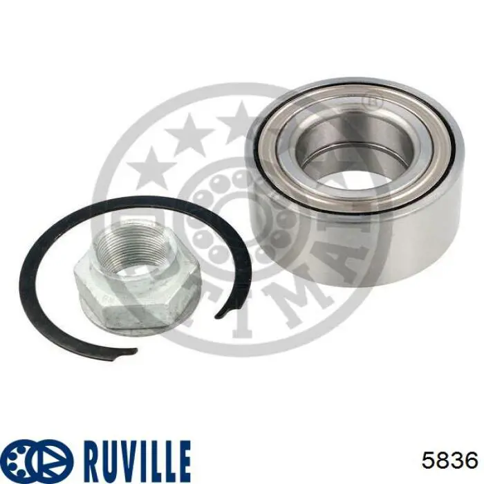 Комплект подшипника ступицы колеса Ruville 5836 цена, от 17.99 USD