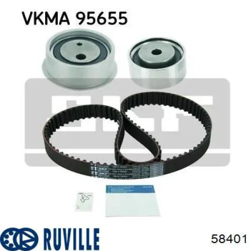 Обводной ролик ремня ГРМ Ruville 58401 цена, от 8.46 USD