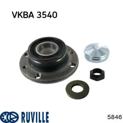 5846 Ruville Ступица задняя