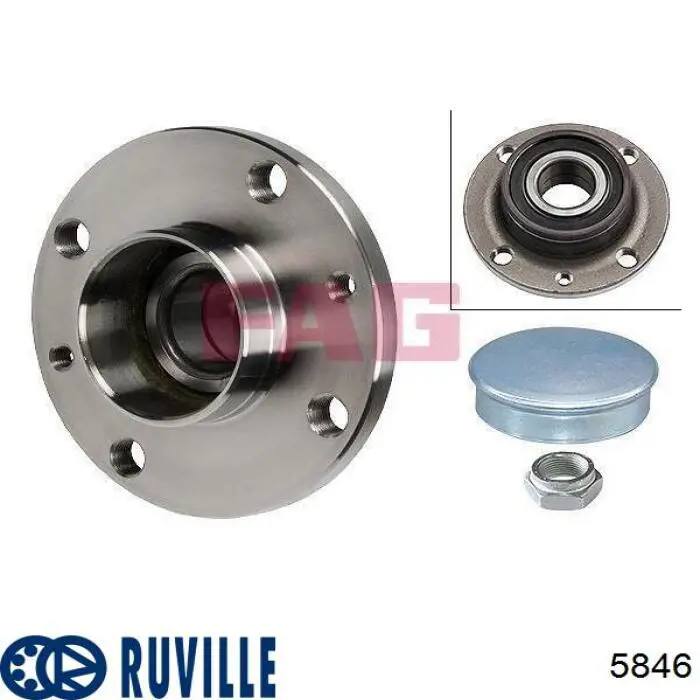 Ступицы задних колес Ruville 5846 цена, от 38.65 USD