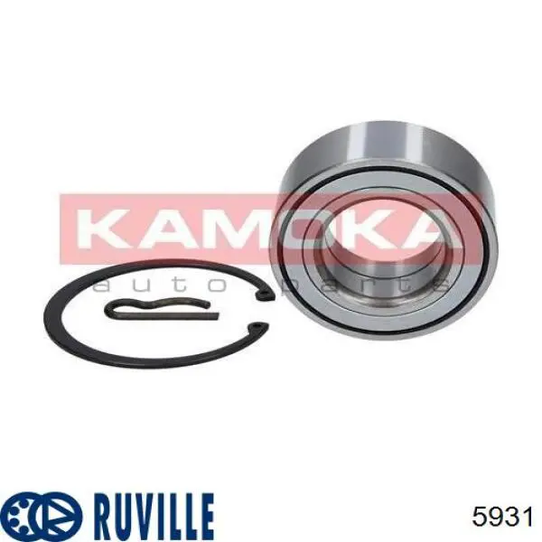 Купить 5931 Ruville Подшипник передней ступицы