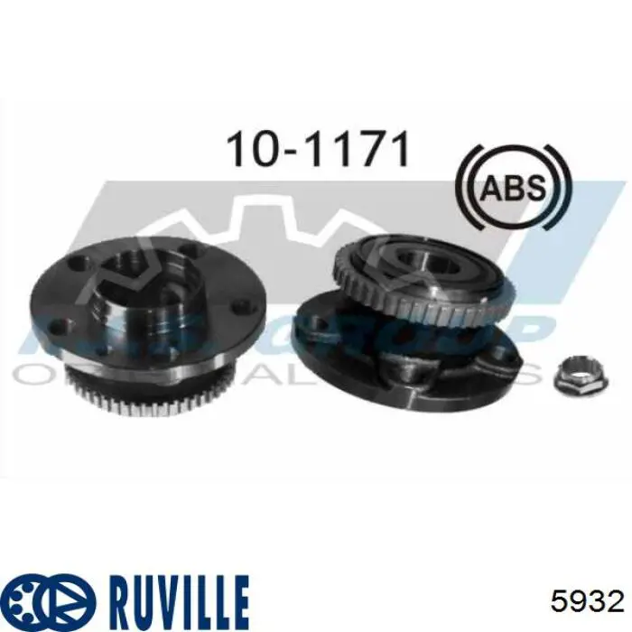 5932 Ruville Ступица задняя