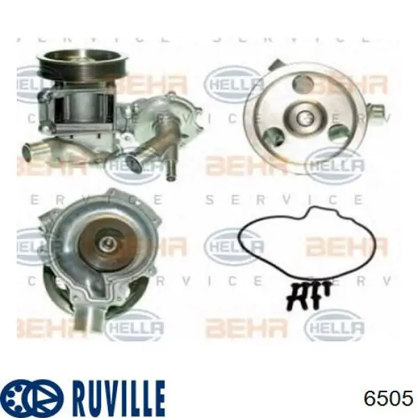 Купить 6505 Ruville Подшипник задней ступицы