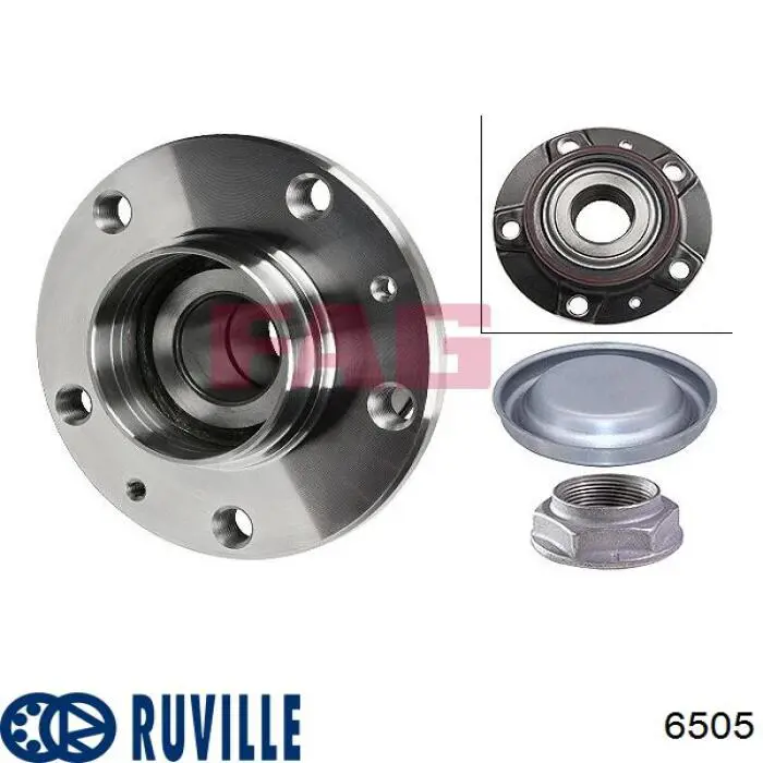 Подшипники задней ступицы Ruville 6505 цена, от 15.66 USD