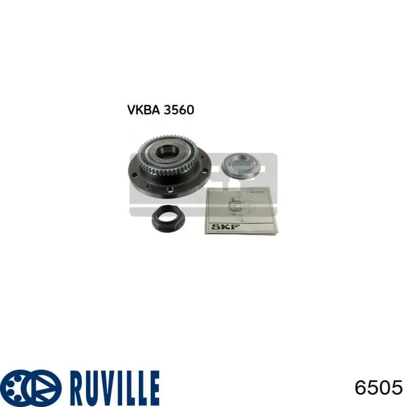 Задний подшипник Ruville 6505