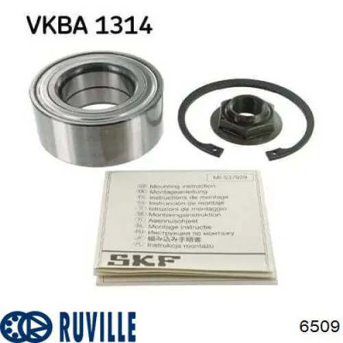 Подшипник задней ступицы 6509 Ruville