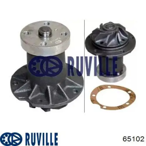 Помпа водяная (насос) охлаждения RUVILLE 65102