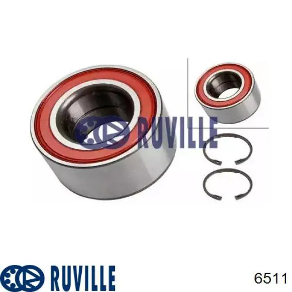 6511 Ruville подшипник ступицы передней