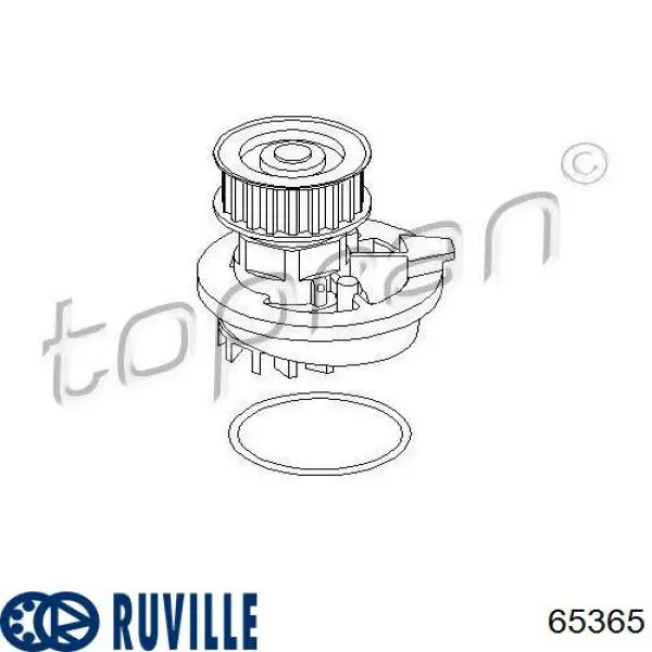 Помпа охлаждения Ruville 65365 цена, от 25.35 USD