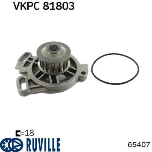 65407 Ruville Насос водяной