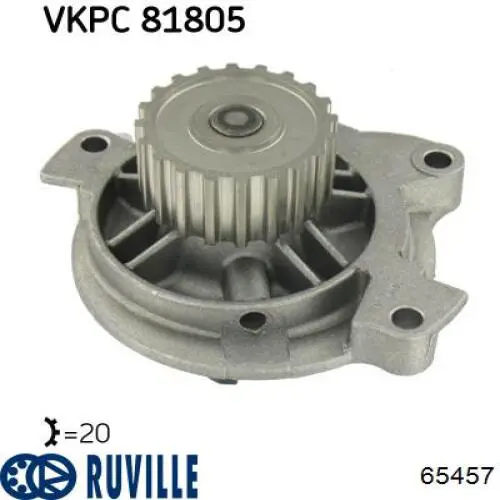 65457 Ruville Насос водяной