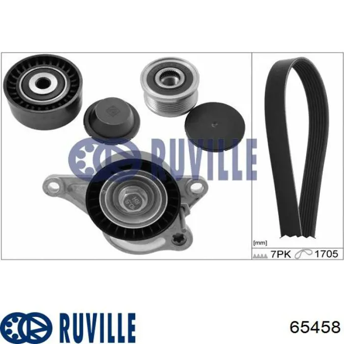 Помпа охлаждения Ruville 65458 цена, от 25.33 USD