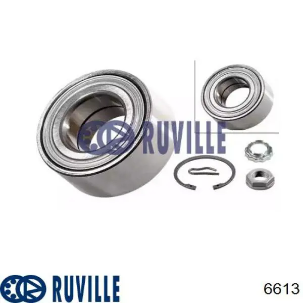 Комплект подшипника ступицы колеса Ruville 6613 цена, от 16.96 USD