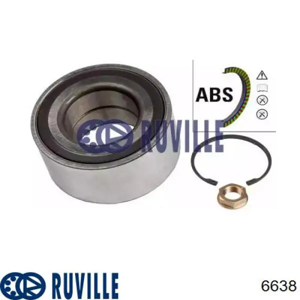 Подшипник ступицы 6638 Ruville