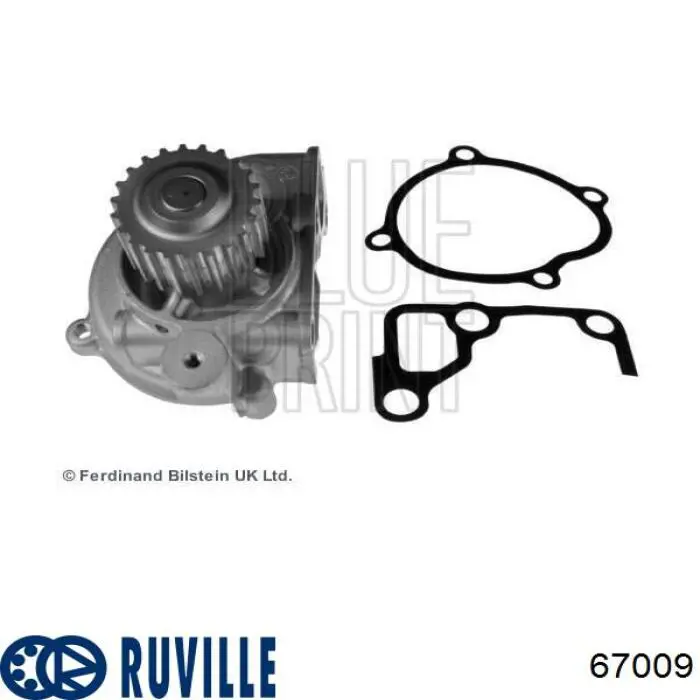 Помпа охлаждения Ruville 67009 цена, от 37.48 USD