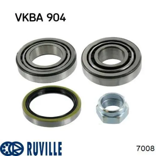 7008 Ruville Подшипник ступицы задней
