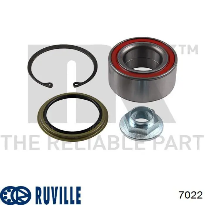 7022 Ruville Подшипник ступицы передней