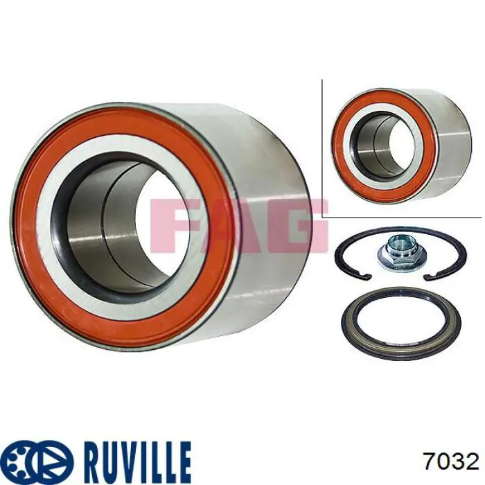 Купить 7032 Ruville Подшипник передней ступицы