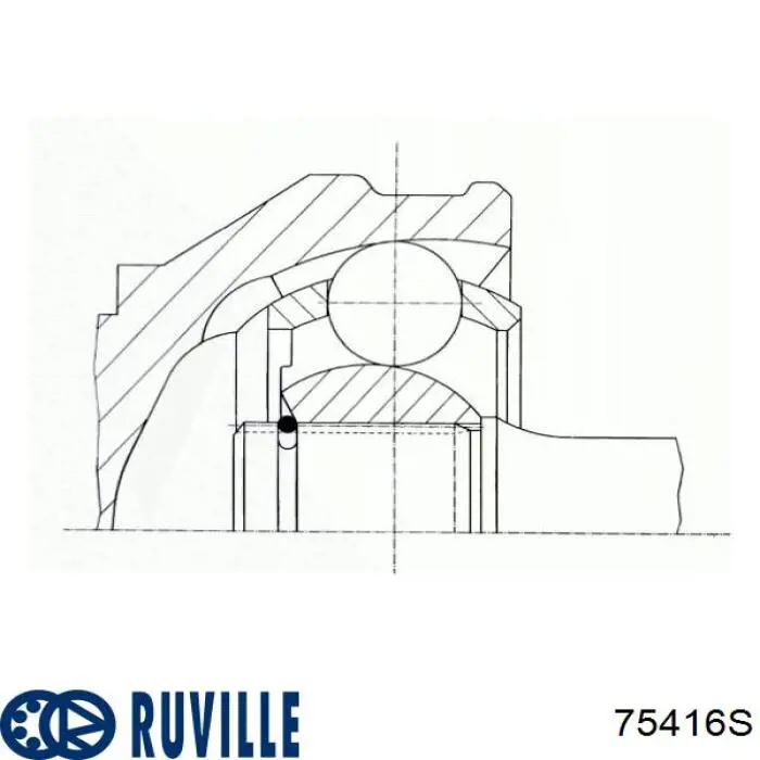 ШРУС наружный передний 75416S Ruville