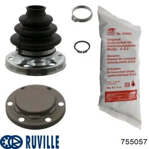 Купить 755057 Ruville Пыльник ШРУСа задней полуоси наружный