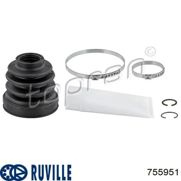 755951 Ruville Пыльник ШРУСа передней полуоси внутренний