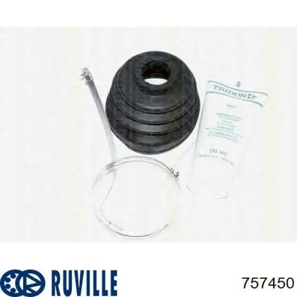 Пыльник шарнира угловых скоростей внутренний передний Ruville 757450 цена, от 9.24 USD