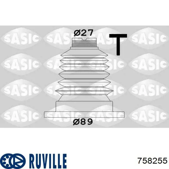 Купить 758255 Ruville Пыльник гранаты внутренний, передней полуоси