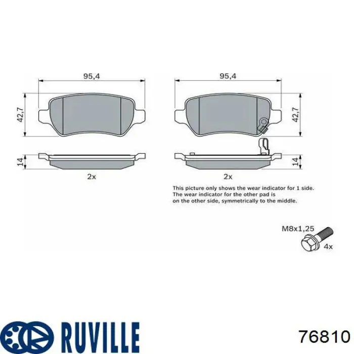 76810 Ruville Наружная граната