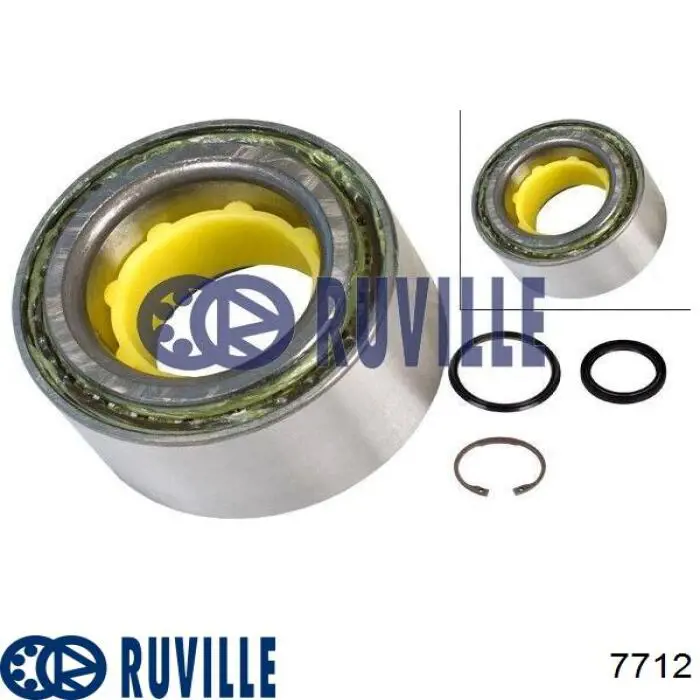 Подшипник ступицы 7712 Ruville