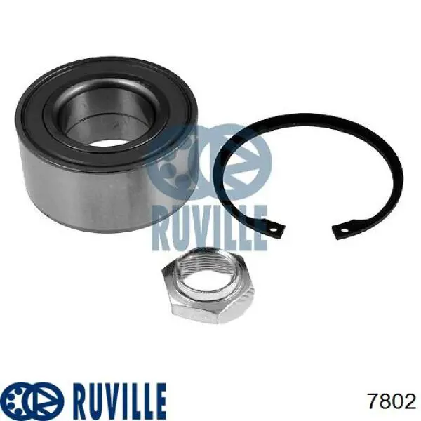 Cojinete de rueda delantero 7802 Ruville