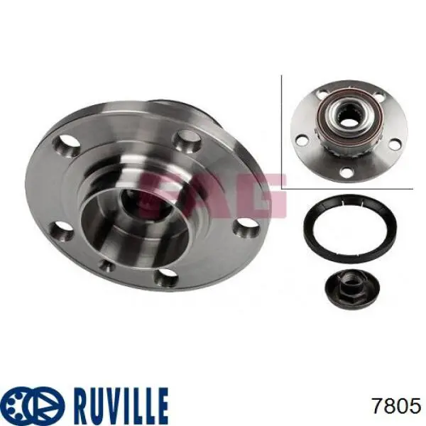 Передняя ступица 7805 Ruville