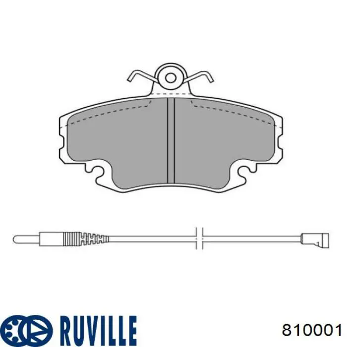 Чехол амортизатора переднего Ruville 810001 цена, от 10.42 USD