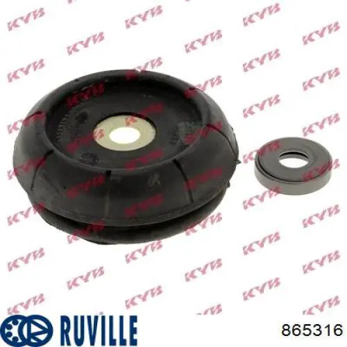Подшипник опорный амортизатора, переднего Ruville 865316 цена, от 3.71 USD