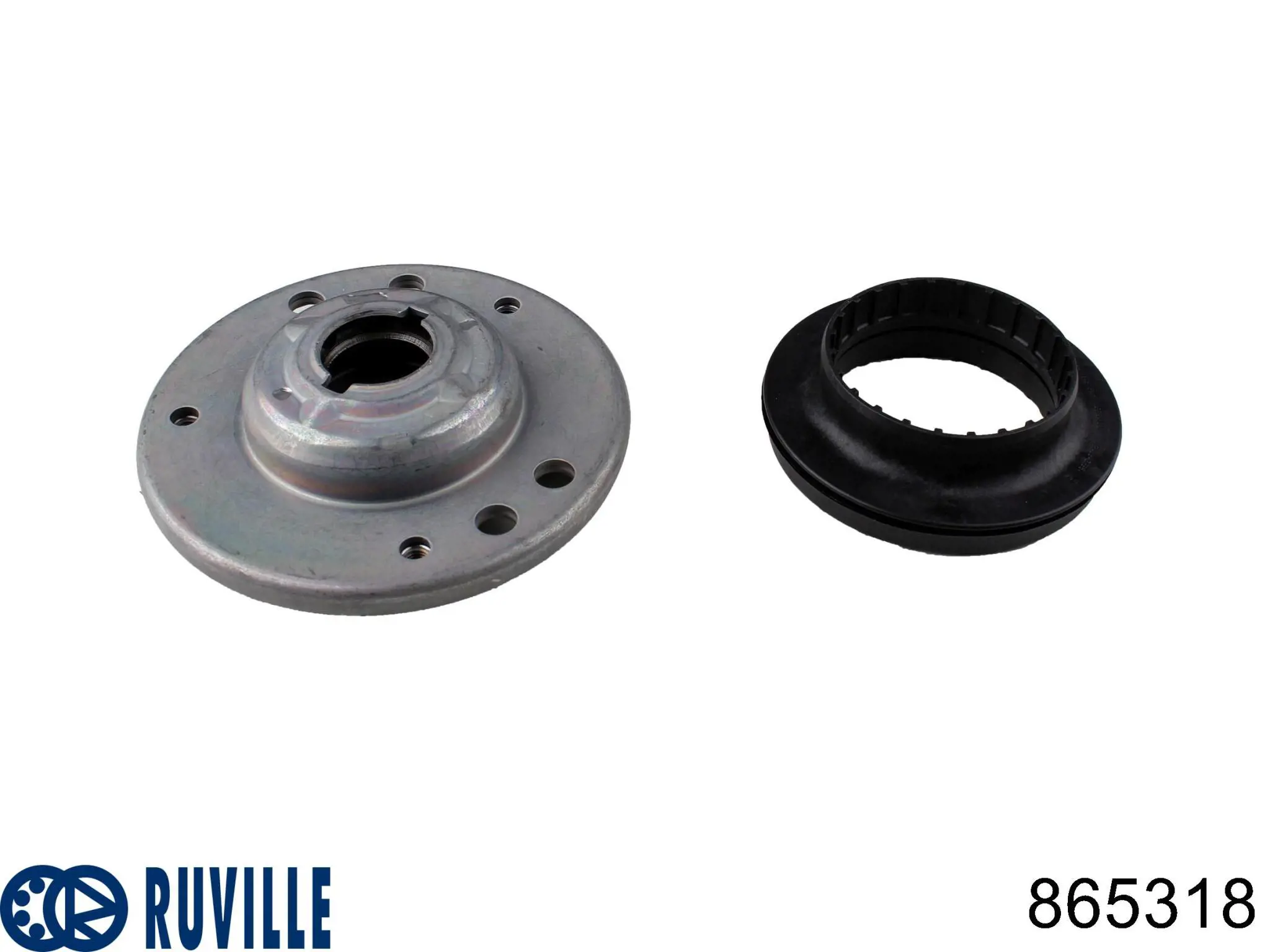 Подшипник опорный амортизатора, переднего Ruville 865318 цена, от 10.01 USD