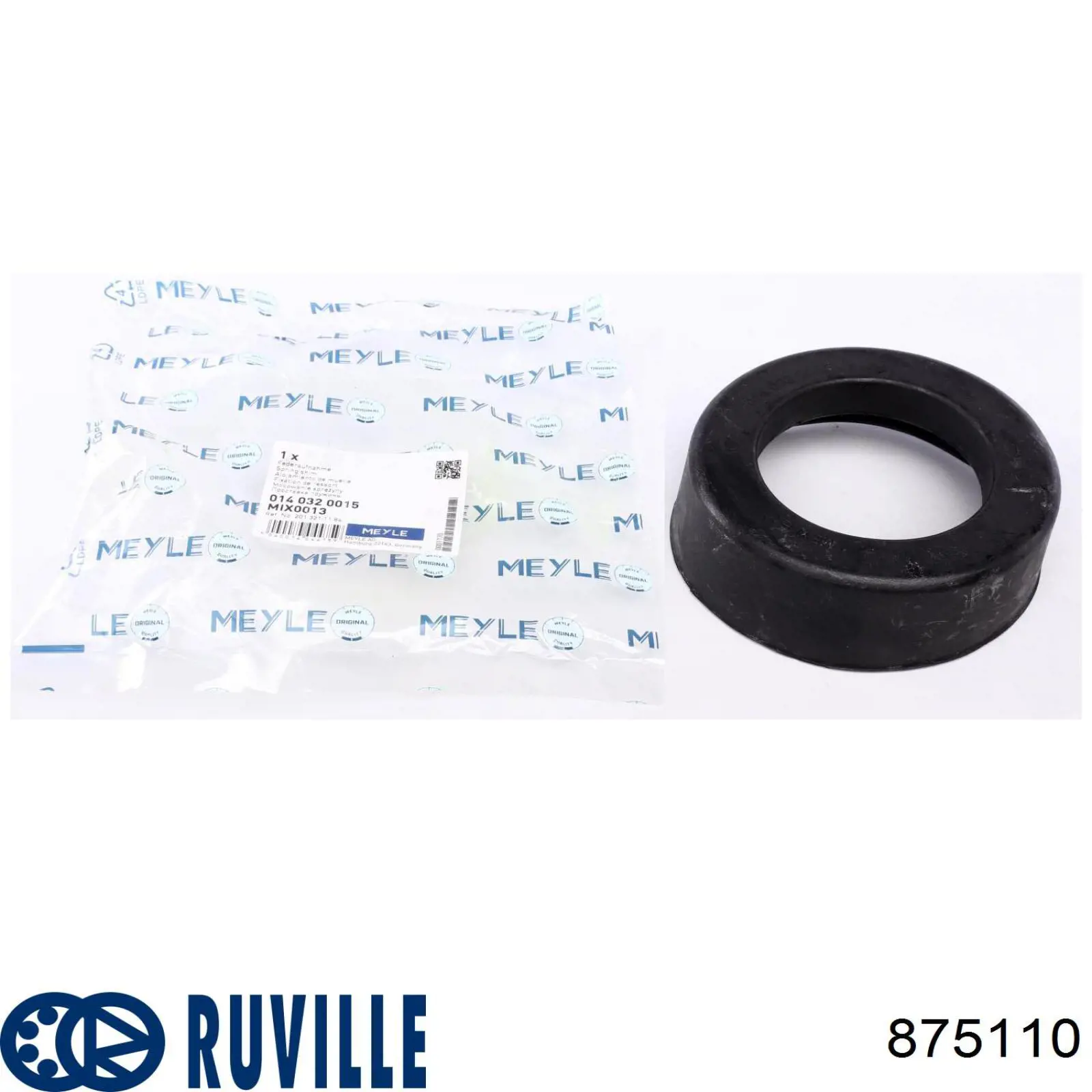 875110 Ruville проставка (резиновое кольцо пружины передней верхняя)