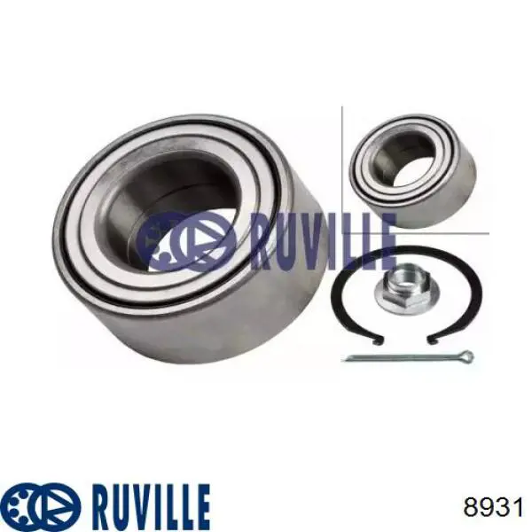 Подшипник ступицы 8931 Ruville