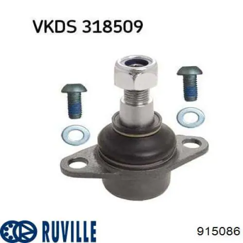 915086 Ruville Палец шаровой нижний
