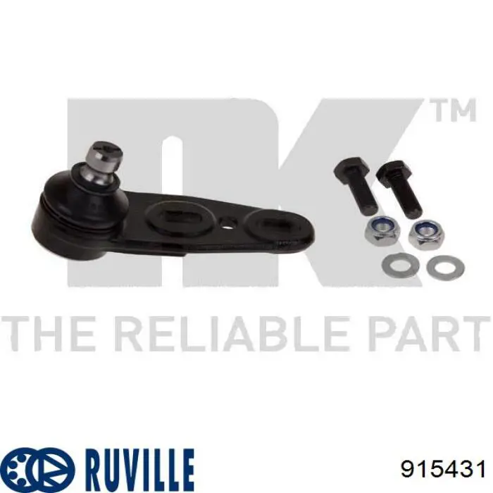 Нижняя правая шаровая опора Ruville 915431 цена, от 9.39 USD